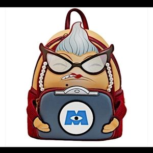 Loungefly Disney Pixar Monsters Inc Roz Cosplay Mini Backpack 
